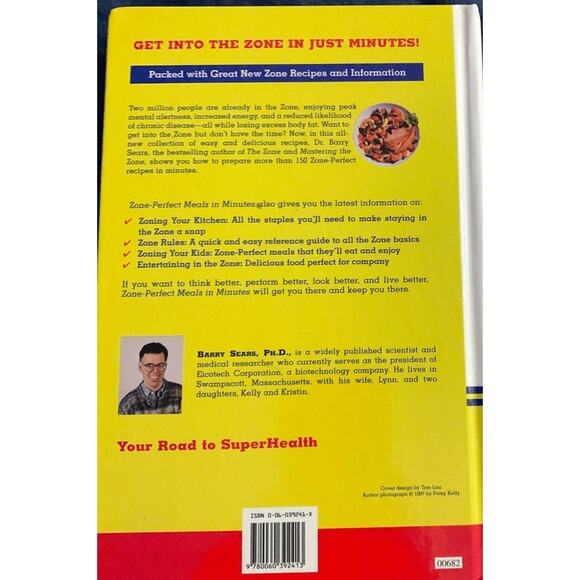 Zone Perfect Meals in Minutes cookbook - Picture 2 of 2